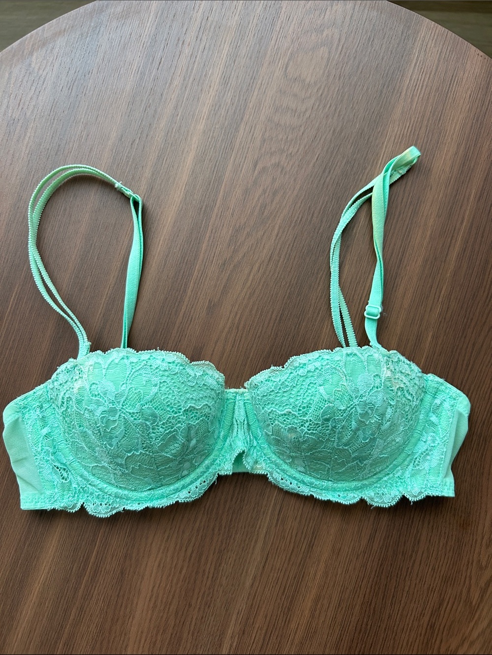 Pink Victorias Secret Multi Way Demi Bra